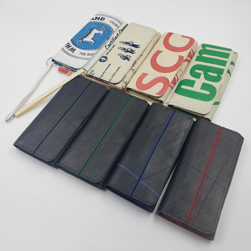 タイヤ素材長財布 Blue (PT006)