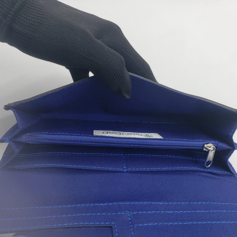 タイヤ素材長財布 Blue (PT006)