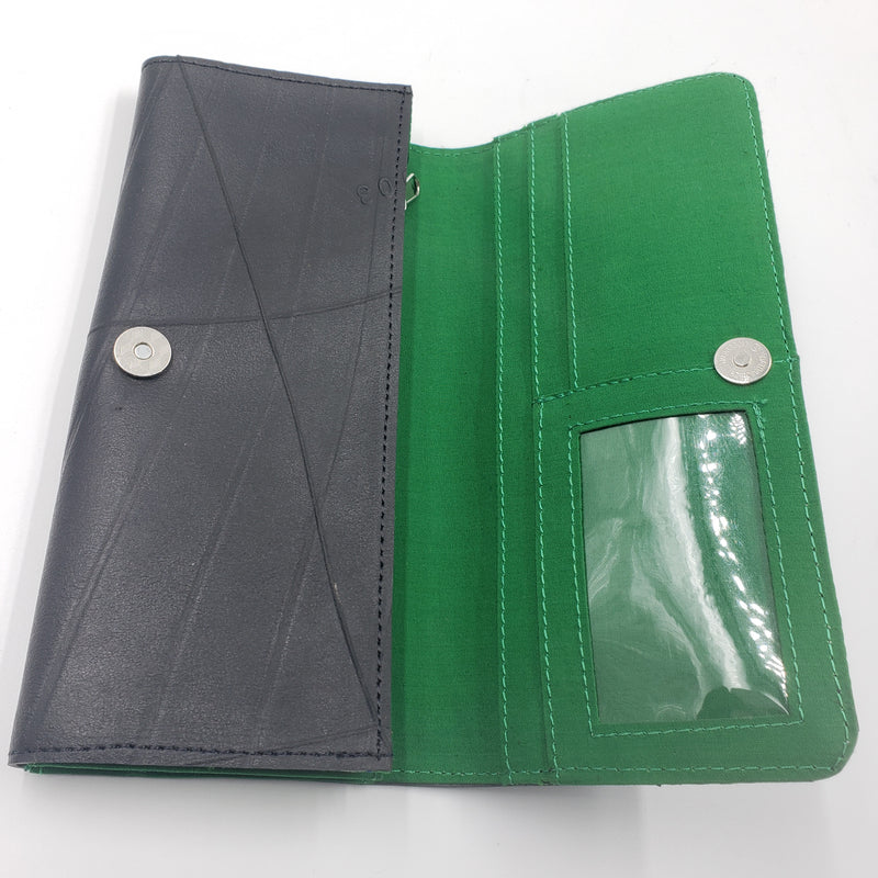 タイヤ素材長財布 Green (PT006)