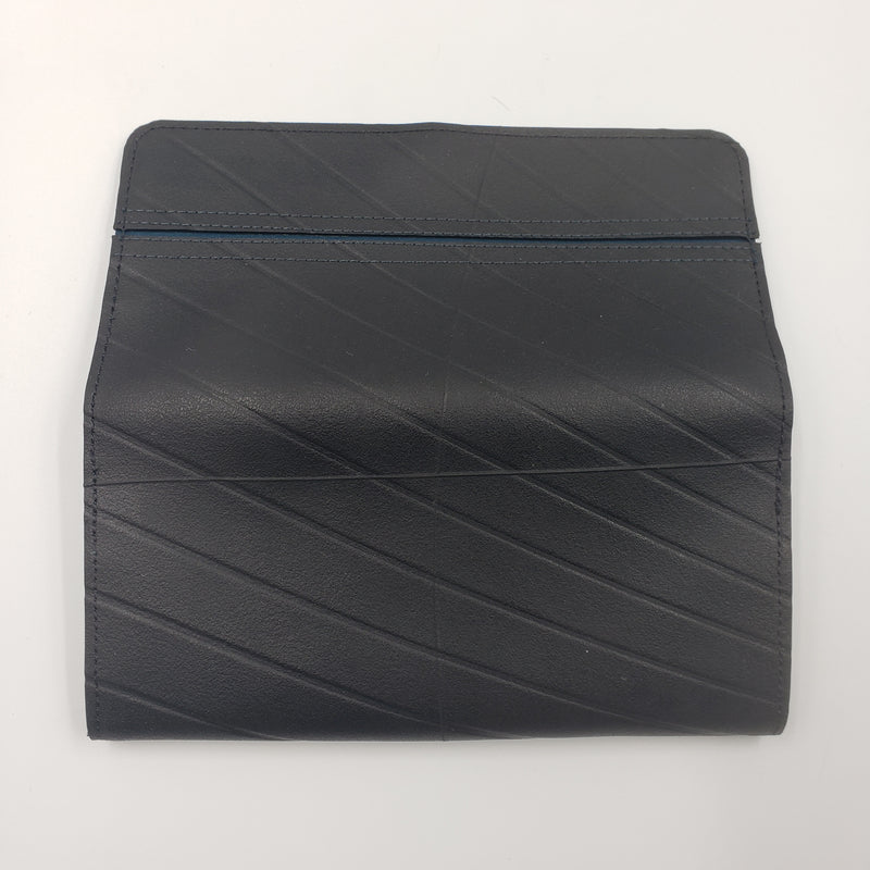 タイヤ素材長財布 渋青 (PT006)