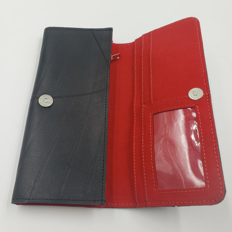 タイヤ素材 長財布 Red (PT006)