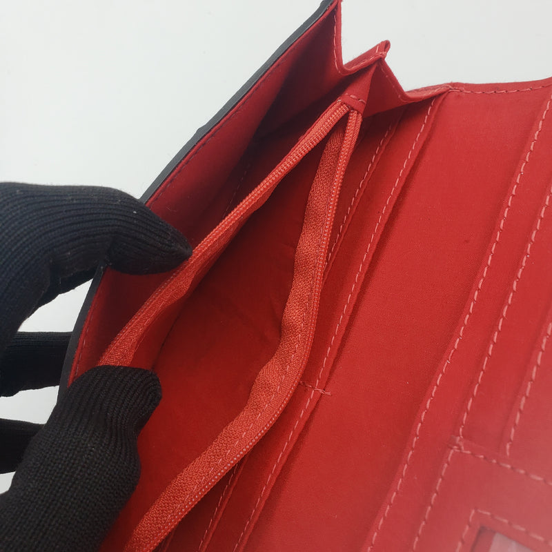 タイヤ素材 長財布 Red (PT006)