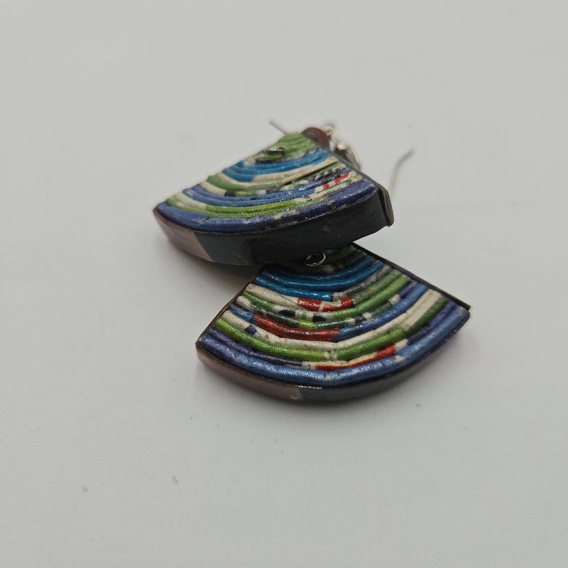 伝統柄 紙ピアス